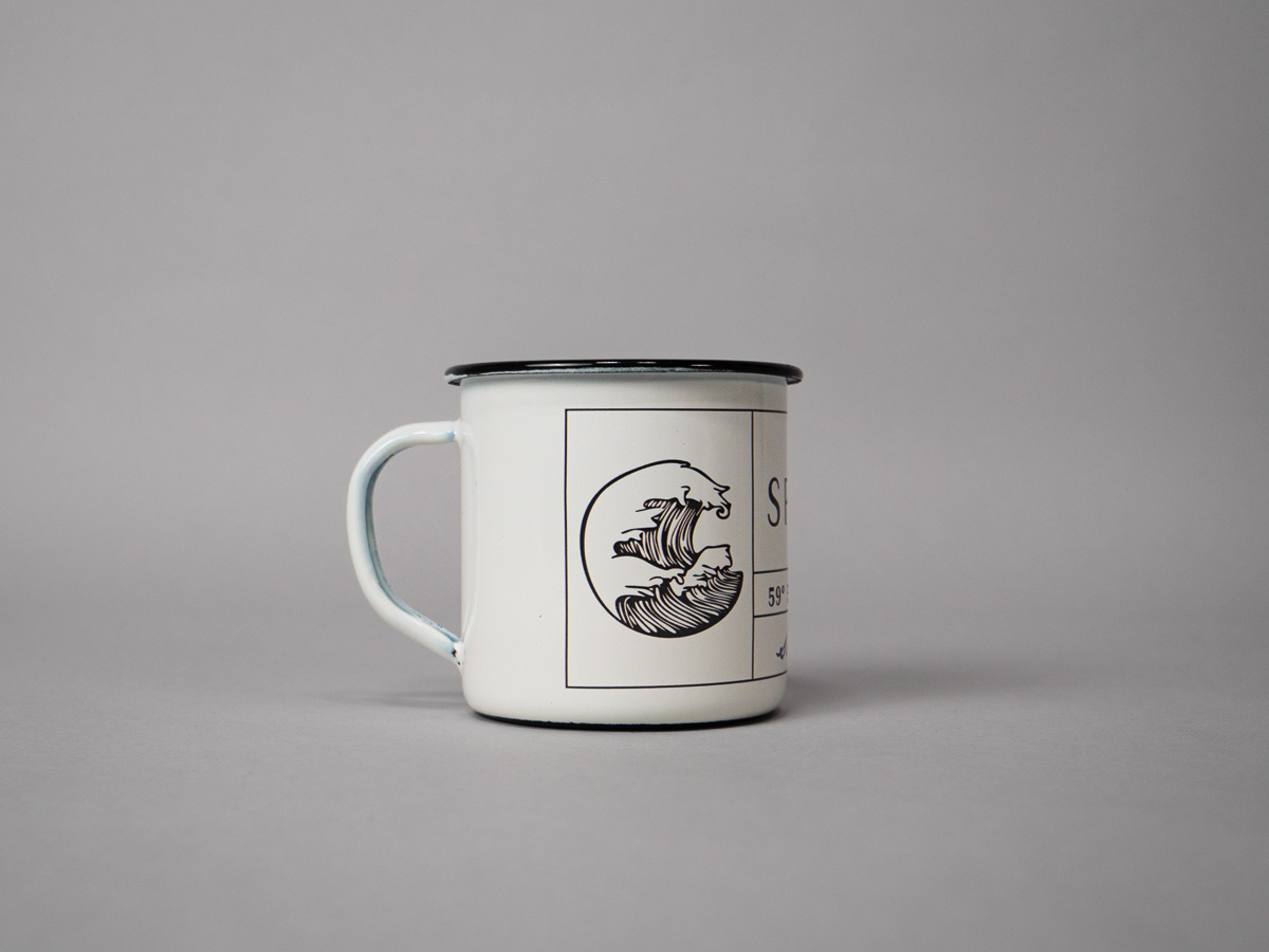 Emaljekopp Visittkort - SPRØYT