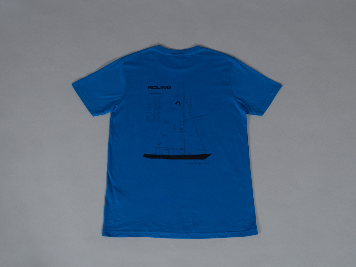 Soling T-skjorte - Blå - Linge Design - Bilde 4