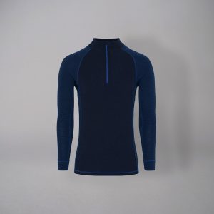 Langermet ulltrøye m/zip - Wool Long Sleeved T-shirt w/zip - Dovre