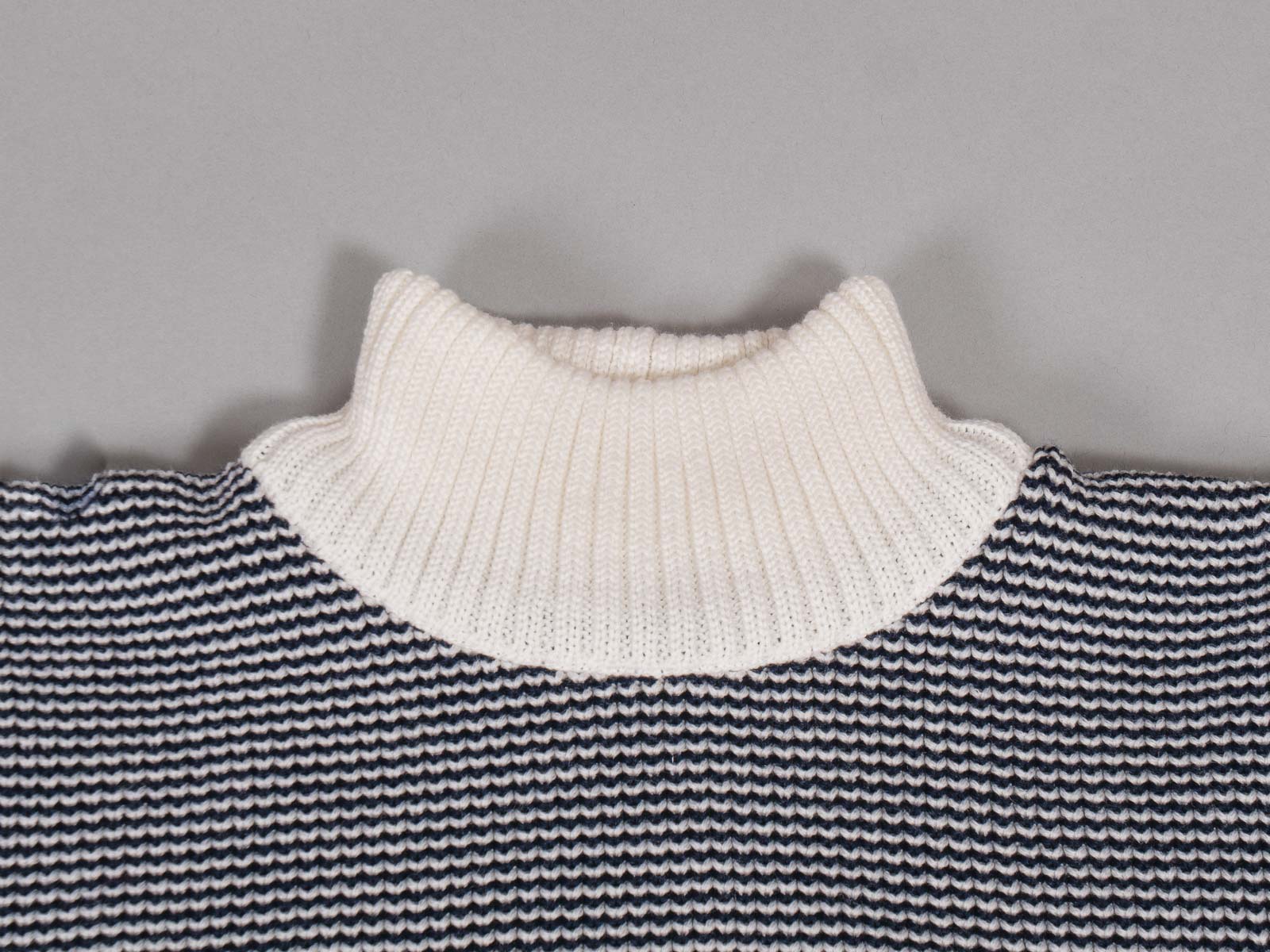 Frau Rollkragen - Fine Signal Stripes - Seashell/INK - HEIMAT - Bilde 3