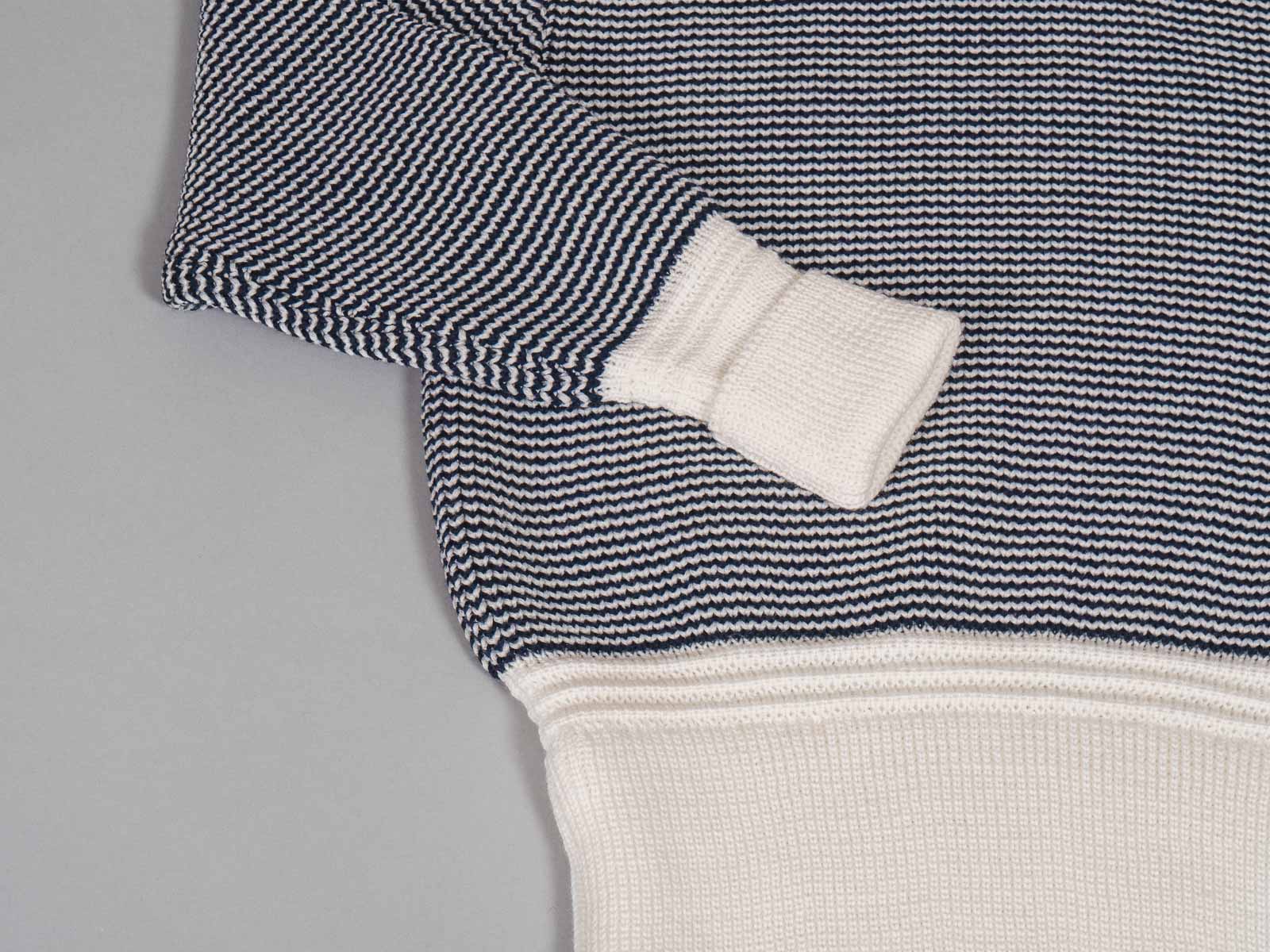 Frau Rollkragen - Fine Signal Stripes - Seashell/INK - HEIMAT - Bilde 5