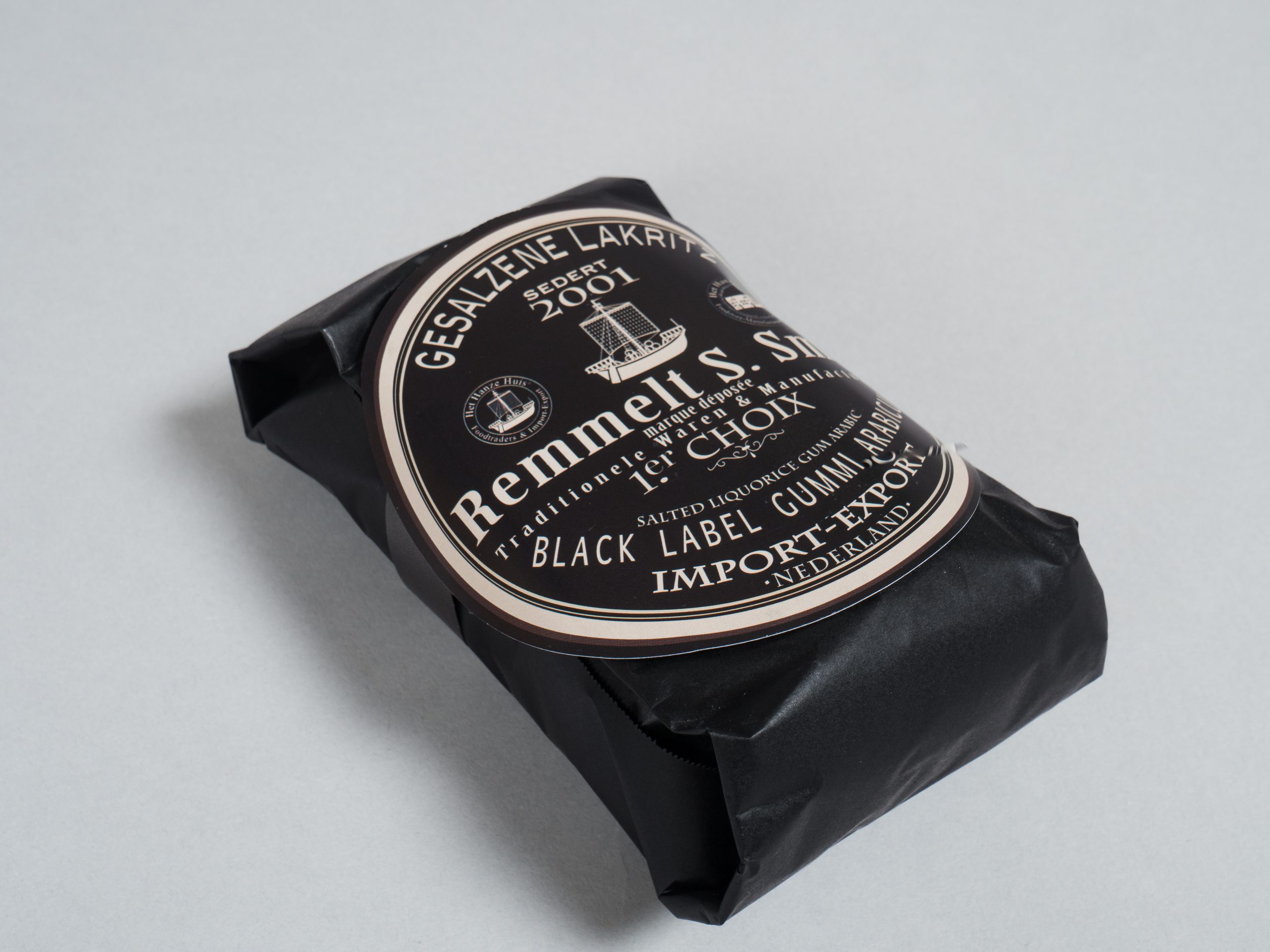 Gesalzene Lakritz ohne Gelatine - Salt Lakris Arabikum 400g - Remmelt S. Smid - Bilde 2