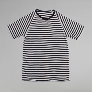 Raglan Merino Tee - Schwarz/Seashell - HEIMAT