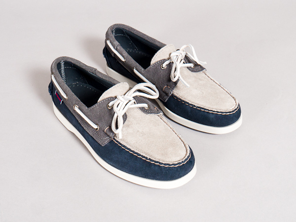 Portland Docksides - Jib Navy/Grey - Sebago