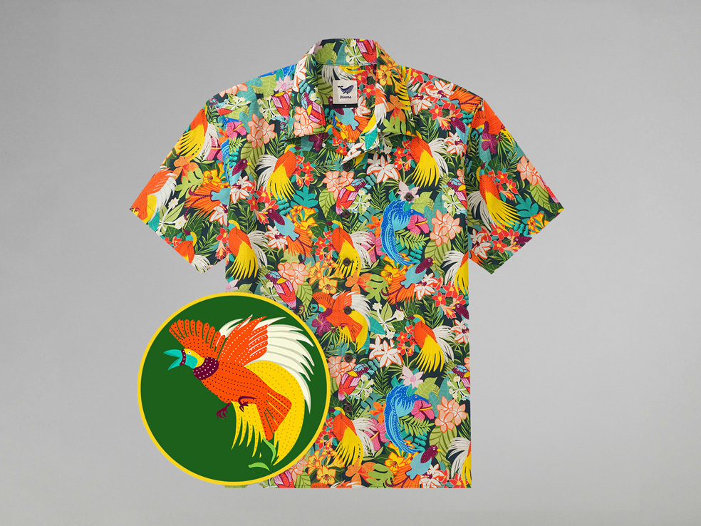 Birds of paradise - Hawaiiskjorte