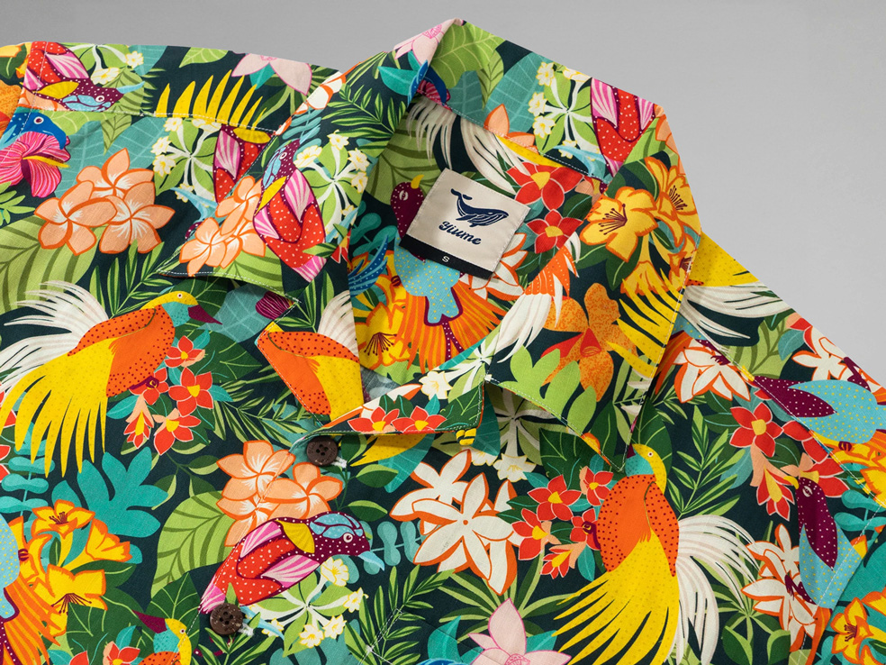 Birds of paradise - Hawaiiskjorte - Bilde 2