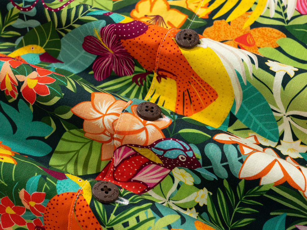 Birds of paradise - Hawaiiskjorte - Bilde 5