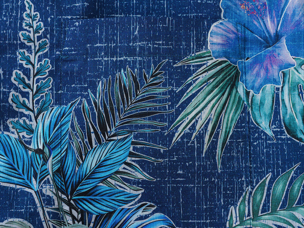 Tranquil Blue Blossoms - Hawaiiskjorte - Bilde 5