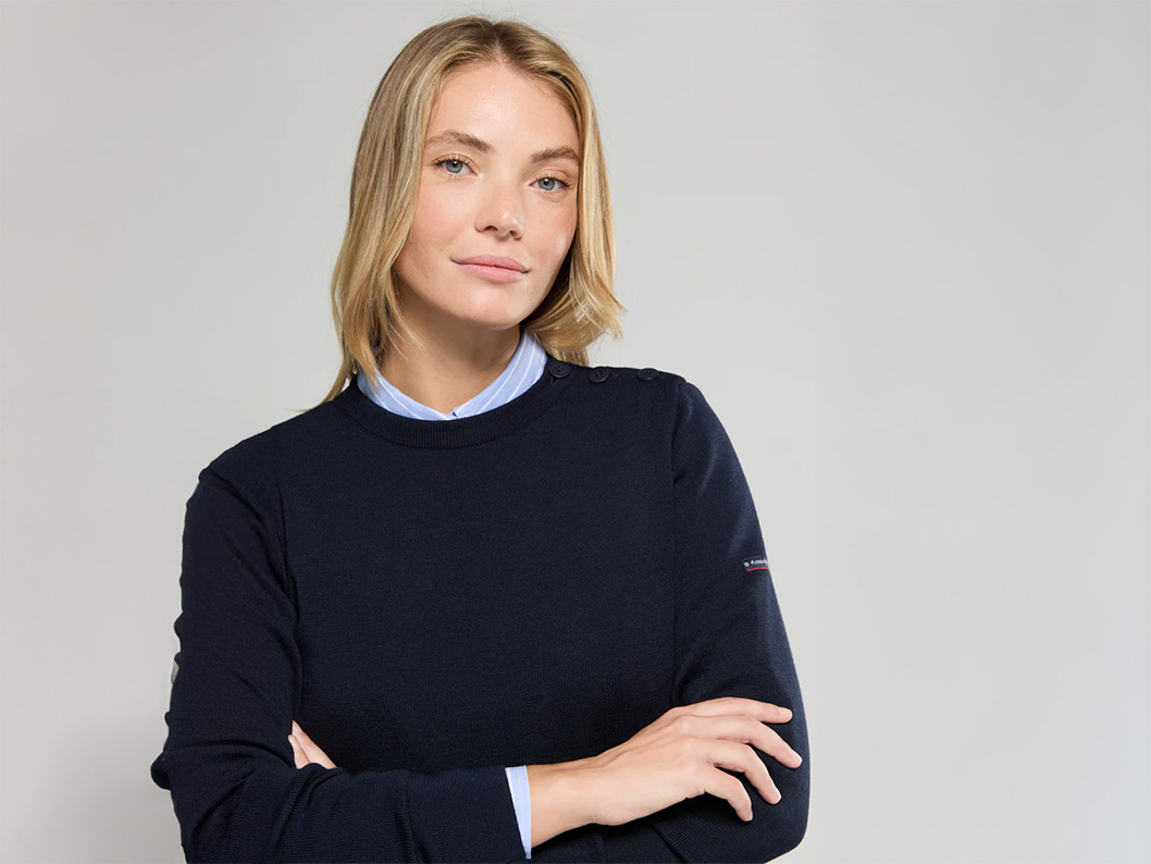 Briac fisherman's genser (dame) - merinoull - Bilde 2