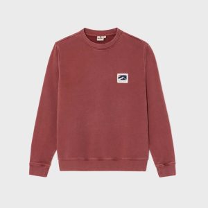 Unisex bomullsgenser – burgunder