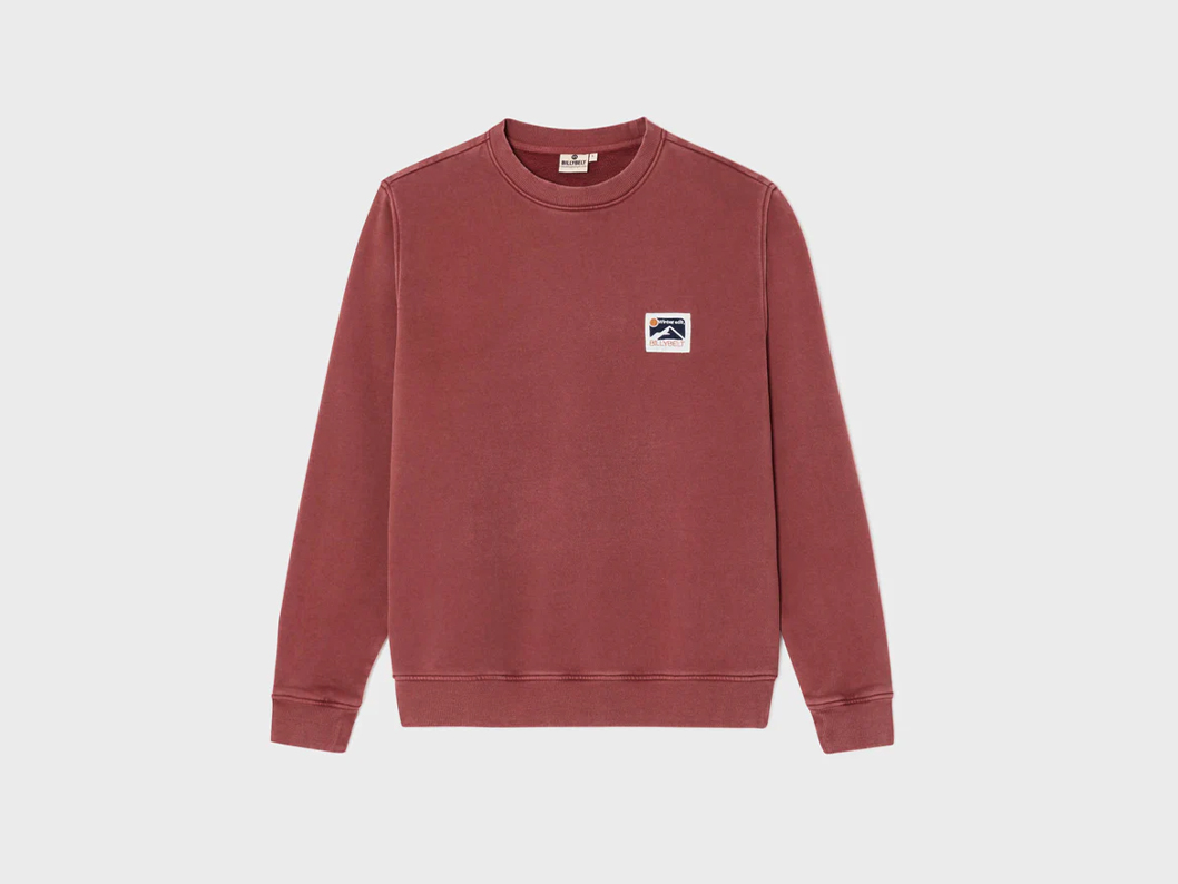 Unisex bomullsgenser – burgunder