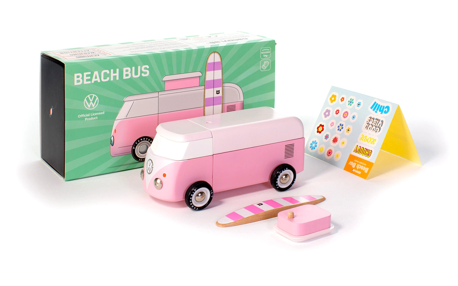 Vw Beach Bus Pink - Bilde 4