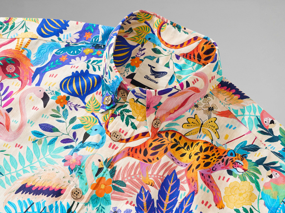 Jungle Whimsy - Hawaiiskjorte - Bilde 2