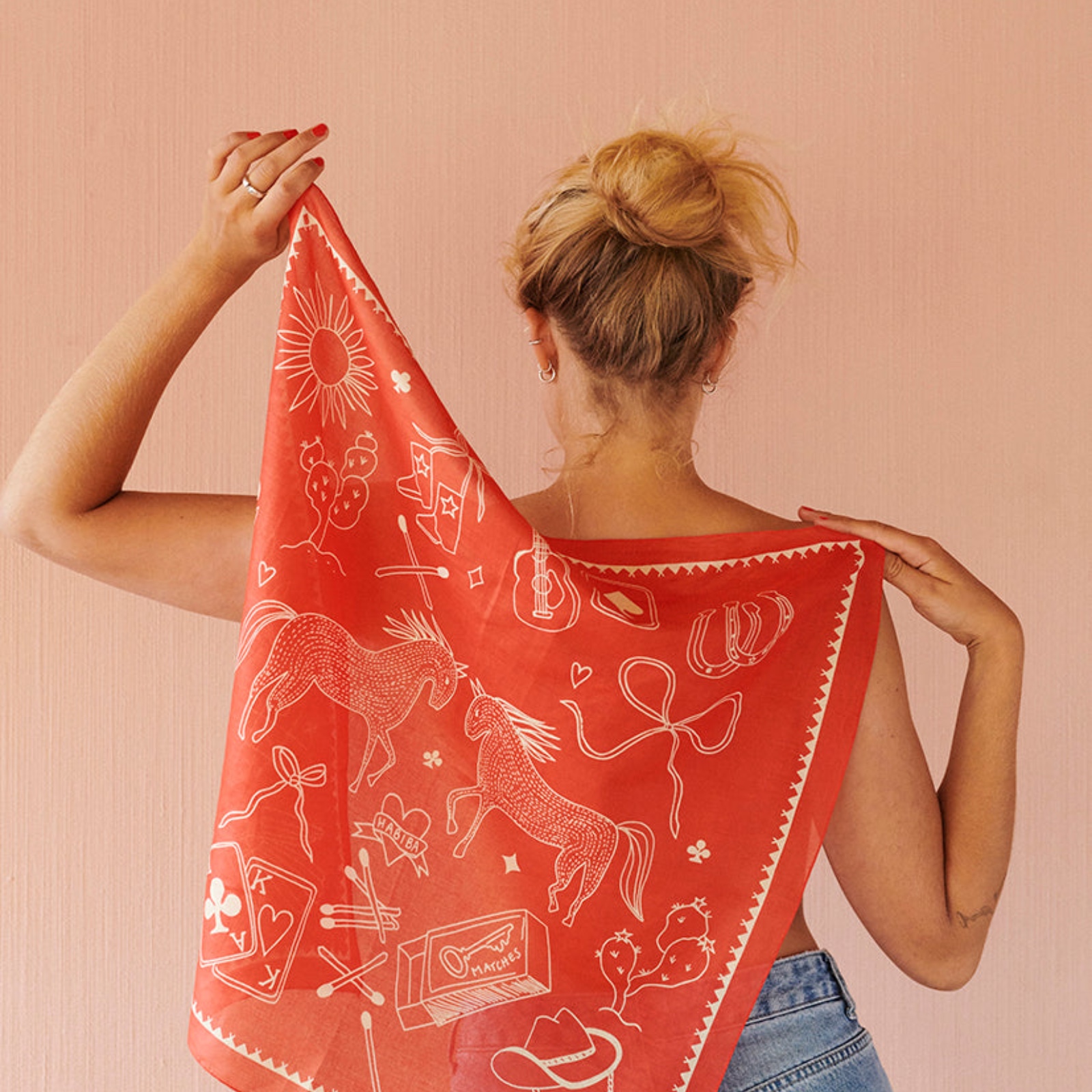 POLLY SOLO BANDANA - LOVE - HABIBA - Bilde 4